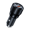 Picture of Choetech Choetech TC0010 USB-C USB-A PD 63W car charger - black