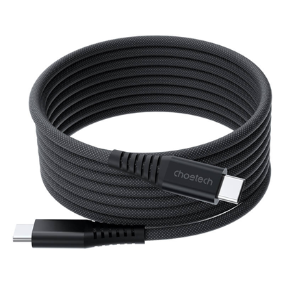 Picture of Kabel USB Choetech USB-C - USB-C 1.8 m Srebrny (XCC-1051)