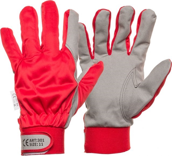 Picture of Cimdi sintētiskās ādas ar klipsi 9.izmērs