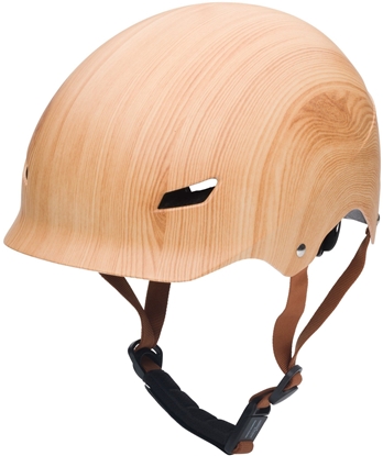 Picture of Cykelhjelm med retrolook  trælook