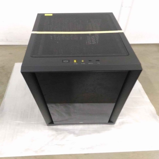 Picture of Corsair SALE OUT. iCUE 4000X RGB Tempered Glass Mid-Tower, Black | Tempered Glass Mid-Tower ATX Case | iCUE 4000X RGB | Side window | Black | Mid-Tower | USED, REFURBISHED | Power supply included No | ATX | Tempered Glass Mid-Tower ATX Case | iCUE 400