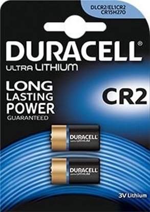 Picture of CR2 baterijas 3V Duracell litija DLCR2 iepakojumā 2 gb.