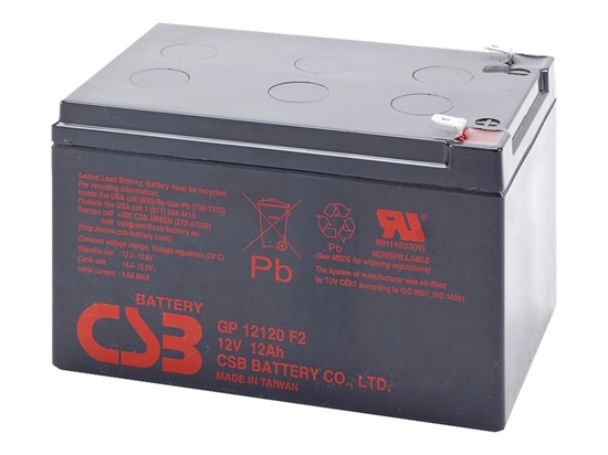 Picture of CSB Battery Battery 12V 12Ah F2 Pb | GP12120
