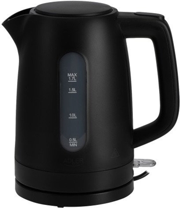 Изображение Adler Kettle | AD 1379b | Electric | 2200 W | 1.7 L | Polypropylene | 360° rotational base | Black