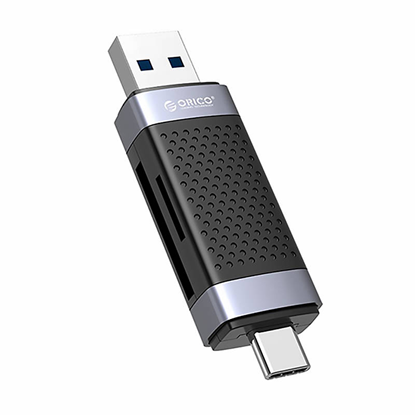 Attēls no Czytnik Orico TF/SD CD2D-AC2-BK-EP, USB + USB-C (czarny)