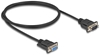 Picture of Delock RS-232 Cable Serial D-Sub9 male to female with narrow plug housing 1 m