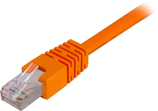Picture of Deltaco FTP Cat6 - 1m, 1 m, Cat6, RJ-45, RJ-45, Orange