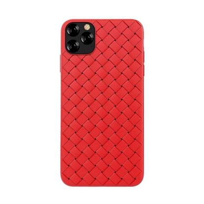 Attēls no Devia Apple Woven Pattern Design Soft Case iPhone 11 Pro red