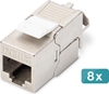 Picture of Digitus CAT 6A Keystone Module, shielded, toolfree Modul - 8 pcs.