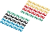 Изображение Digitus Color clips for Patch cable -Mixed (20 pcs. in each Red, Green, Blue, Yellow, Black)