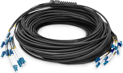 Изображение Digitus Pre-assembled Fiberglass Universal Breakout Cable, Single Mode OS2, 12 Fibers, LC/UPC - LC/UPC