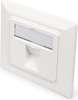 Picture of Digitus Wallplate for Keystone Modules, German type, middle plate 50x50 mm, frame 80x80 mm