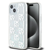Picture of DKNY Apple iPhone 15 hardcase Liquid Glitter Multilogo White