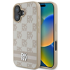 Picture of DKNY Checkered Pattern & Printed Stripes Back Case for Apple iPhone 16