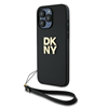 Изображение DKNY DKNY Wrist Strap Stock Logo - Etui iPhone 15 Pro Max (czarny)