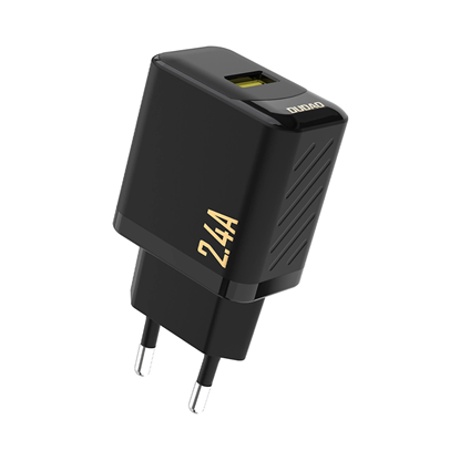 Attēls no Dudao A23 2.4A USB-A Charger - Black
