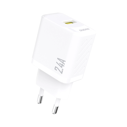 Attēls no Dudao A23 2.4A USB-A Charger - White