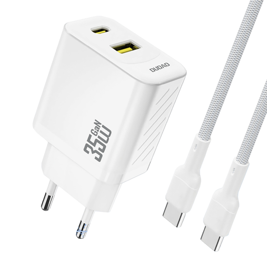 Picture of Dudao A27 MaxC 35W Wall Charger + USB-C Cable - Wh