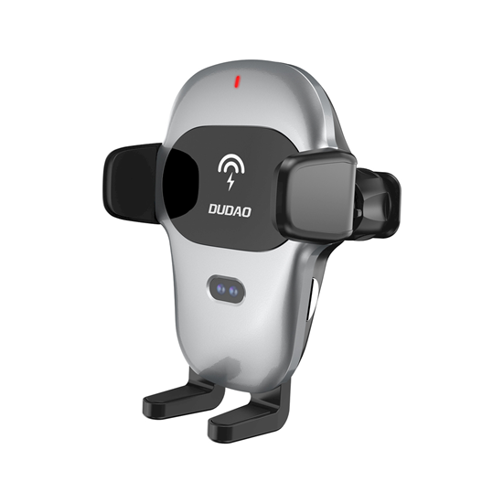 Изображение Dudao Dudao Automatic Car Holder with Built-in Qi 15W Wireless Charger Gray (F20xs)