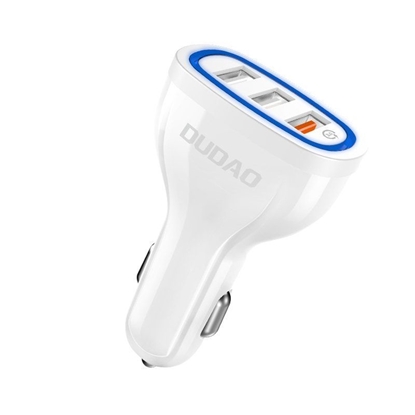 Attēls no Dudao universal Car Charger 3x USB Quick Charge 3.