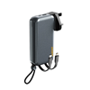 Picture of Dudao Dudao K25 2in1 10000mAh 3-Plug Powerbank Charger - Gray