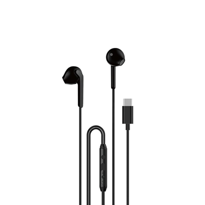 Изображение Dudao Dudao X3C In-Ear Wired USB-C Headphones 1.2m - Black