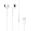 Picture of Dudao Dudao X3C In-Ear Wired USB-C Headphones 1.2m - White