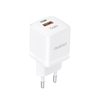 Picture of Dudao Wall charger GaN 33W PPS USB C/USB Dudao A13Pro - white