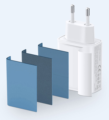 Attēls no Dux Ducis Duzzona wall charger T4 - 2xType C - PD 