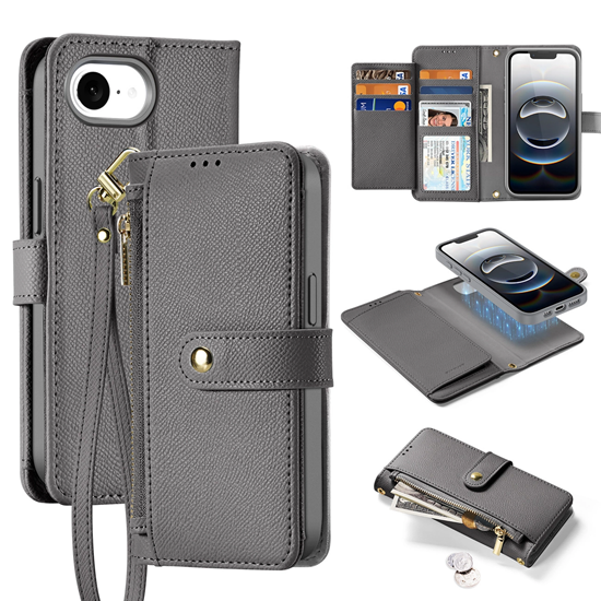 Picture of Dux Ducis Lawa iPhone 16e Leather Case with Detach