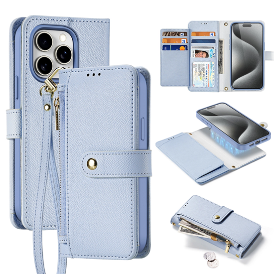 Изображение Dux Ducis Lawa Leather Case for iPhone 15 - Blue