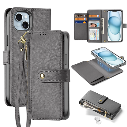 Изображение Dux Ducis Lawa Leather Case for iPhone 15 - Gray