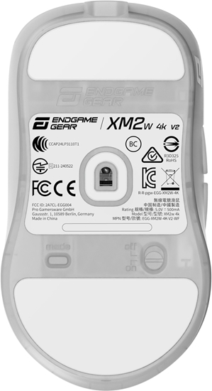 Picture of Endgame Gear XM2w 4k v2 Gaming Mouse - White Frost