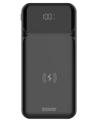 Picture of Enerģijas krātuve SAVIO POWER BANK wireless10000mAh