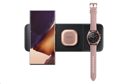 Attēls no EP-P6300TBE Samsung Trio Position Wireless Pad Bla