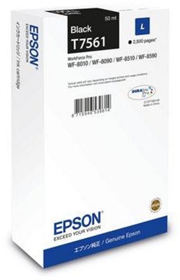 Изображение Epson C13T75614N tintes kārtridžs 1 pcs Oriģināls Melns