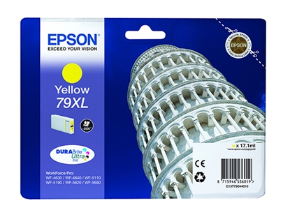 Изображение Epson DURABrite Ultra Ink 79 XL ink cartridge yellow T 7904