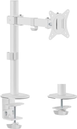 Изображение Equip 650166 monitora stiprinājums un statīvs 81,3 cm (32") Galds Balts