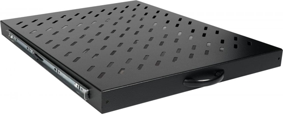 Изображение Equip EZVS-19-1-80-B plauktu, statņu aksesuārs Bīdāms plaukts