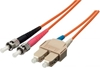 Picture of Equip ST/SC Fiber Optic Patch Cable, OS2, 2m