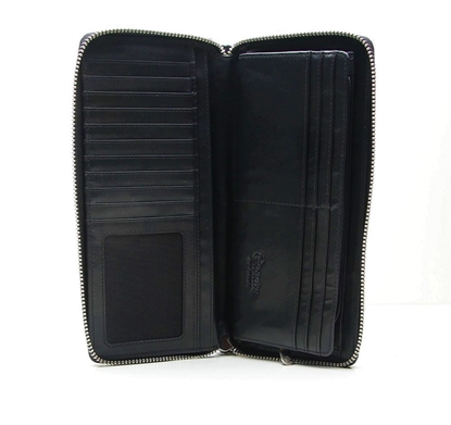 Изображение ESQUIRE LARGE ZIPPER WALLET LIZZY, Black