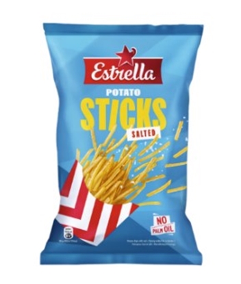Picture of ESTRELLA kartupeļu salmiņu čipsi ar sāli 70g