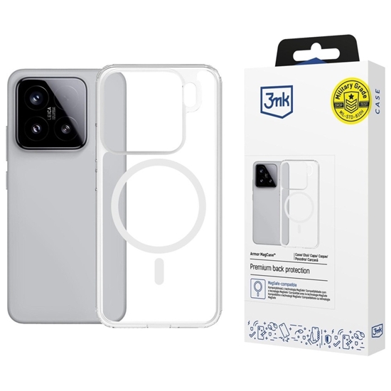 Изображение Etui Armor MagCase do Xiaomi 15 Pro MagSafe przezroczyste 
