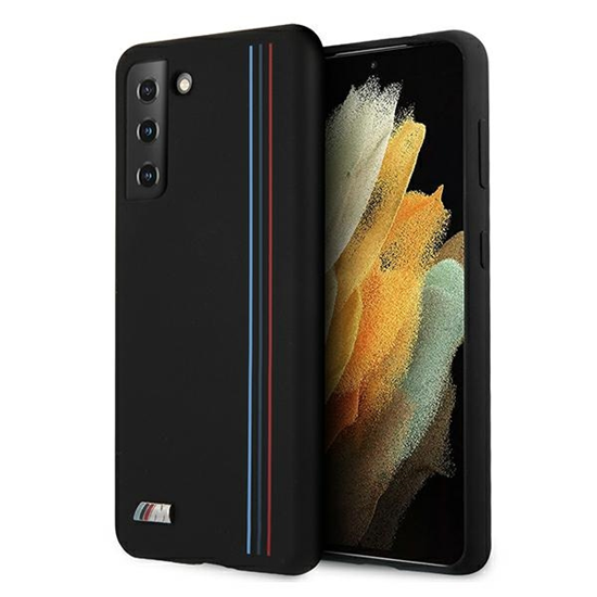 Picture of Etui BMW BMHCS21MSIVTBK S21+ G996 czarny|black Sil