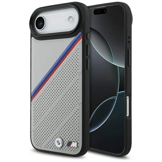 Изображение BMW M Tricolor Metal Logo MagSafe Case for Apple iPhone 17 Air