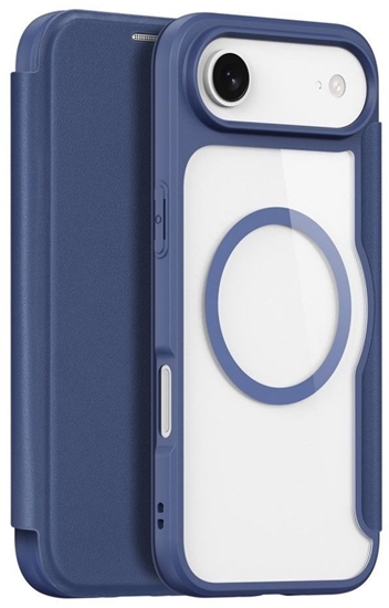 Picture of Etui Dux Ducis Skin X Pro na iPhone 17 Air z MagSafe i portfelem - niebieskie