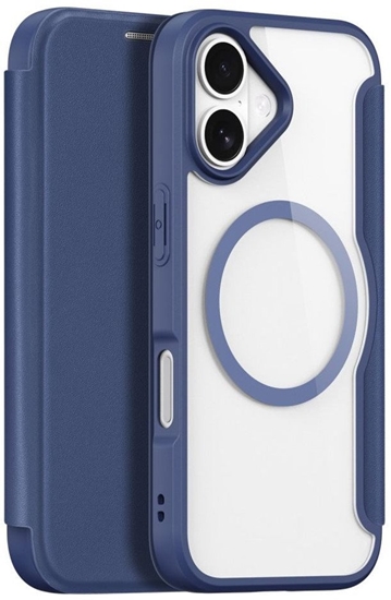Picture of Etui Dux Ducis Skin X Pro na iPhone 17 z portfelem, kompatybilne z MagSafe  niebieskie