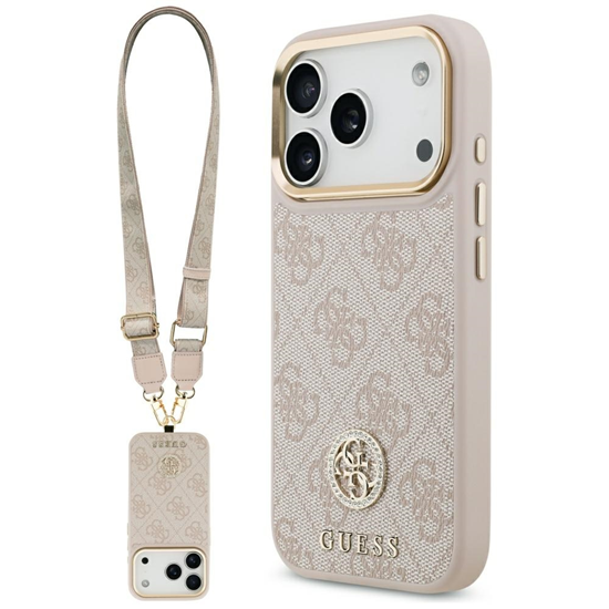 Picture of Case Guess 4G Strass Logo & Big Strap    Metal But