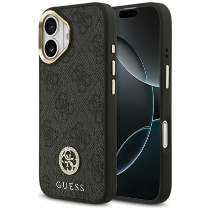 Изображение Case Guess 4G Strass Logo MagSafe for iPhone 17 bl