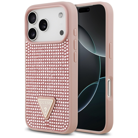 Изображение Case Guess Rhinestone Triangle Logo for iPhone 17 